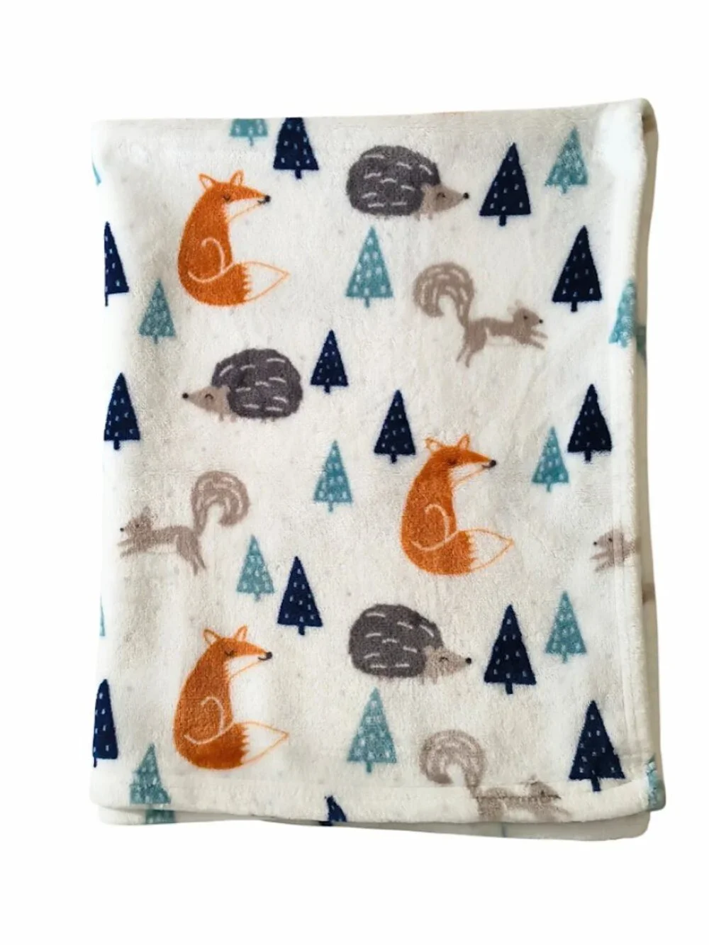 Parents Choice Woodland Fox Hedgehog Squirrel Lovey Security Blanket 30